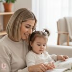 Mother and child sharing a meaningful everyday moment at home