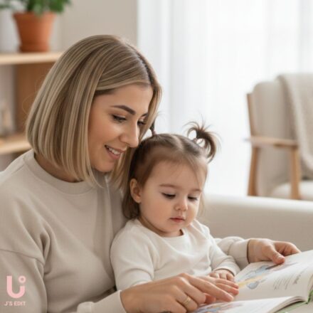 Mother and child sharing a meaningful everyday moment at home